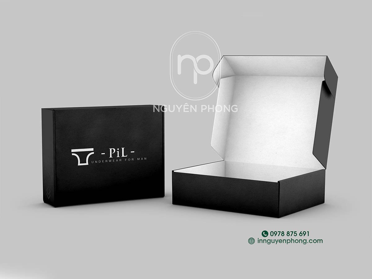 Dịch vụ in hộp carton đựng quần áo